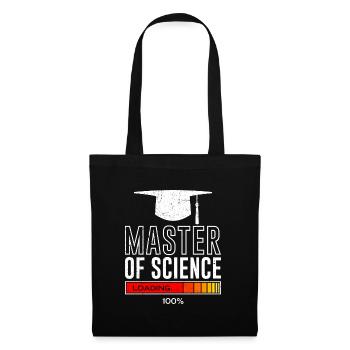 Mater of Science loading completed Master's degree - Tote Bag - black - Front