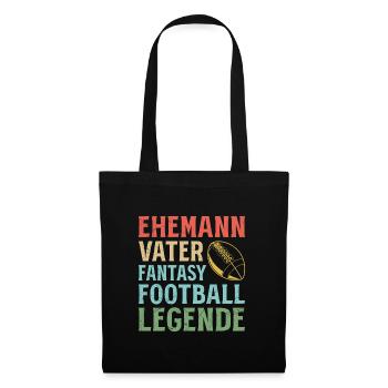 Mari Père Fantasy Football Legend - Sac en tissu - noir - Devant