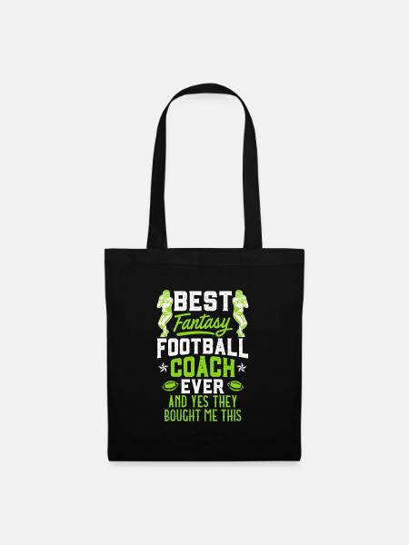 Bester Fantasy Football Coach - Stoffbeutel - Schwarz