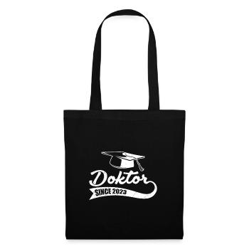 Doctor degree 2023 finished Ph.D doctoral degree - Tote Bag - black - Front