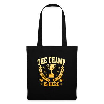 Le Fantasy Football Champion est arrivé - Sac en tissu - noir - Devant