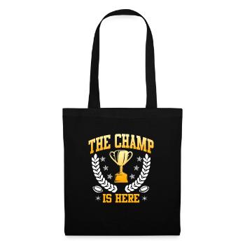 Le Fantasy Football Champion est arrivé - Sac en tissu - noir - Devant