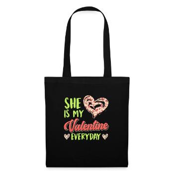 Every day my sweetheart Dear couple Valentine's Day - Tote Bag - black - Front