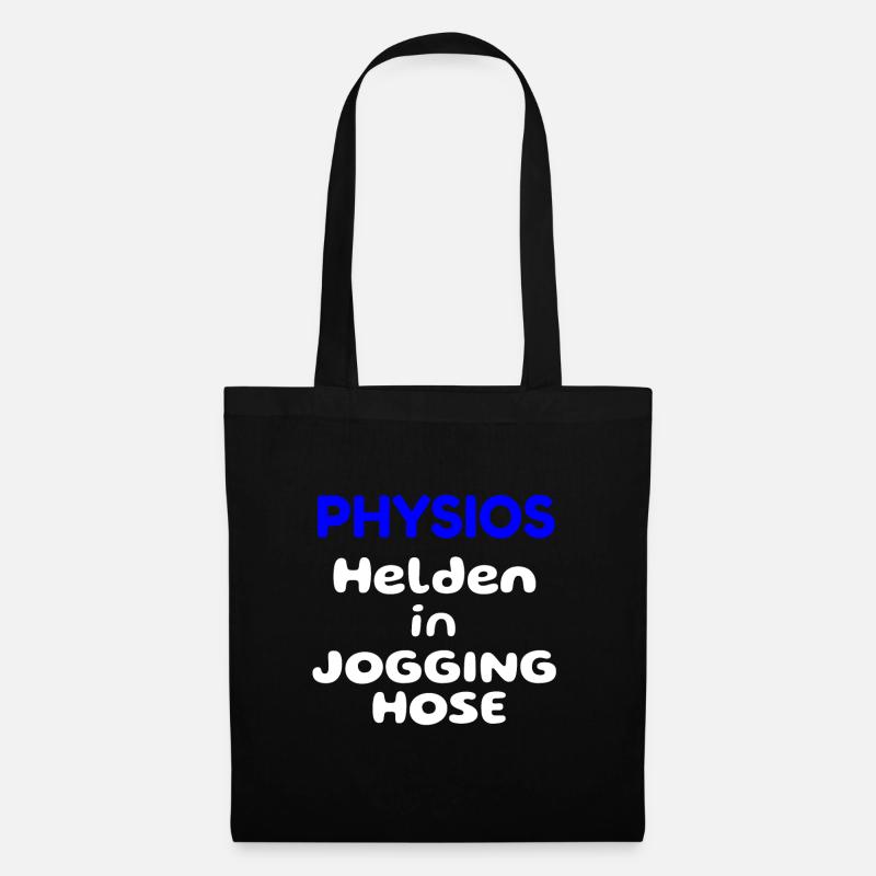 Physios Helden in Jogginghose, Physiotherapeut - Stoffbeutel - Schwarz