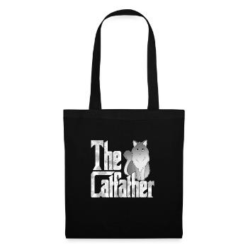 Cat Dad The Catfather Crazy Cat Father Kitty Daddy - Sac en tissu - noir - Devant