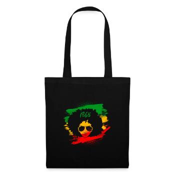 1865 Black History Woman Power African Woman - Tote Bag - black - Front