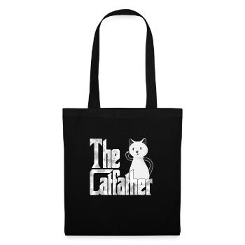 Cat Dad The Catfather Crazy Cat Father Kitty Daddy - Sac en tissu - noir - Devant