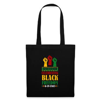 Juneteenth Freedom Black History America Africa - Sac en tissu - noir - Devant