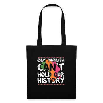 Black History Month USA Afro Amerika Afrika - Stoffbeutel - Schwarz - Vorne