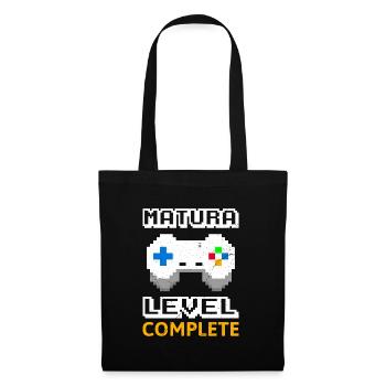 Matura 2023 Level complete Gamer Maturanten - Stoffbeutel - Schwarz - Vorne