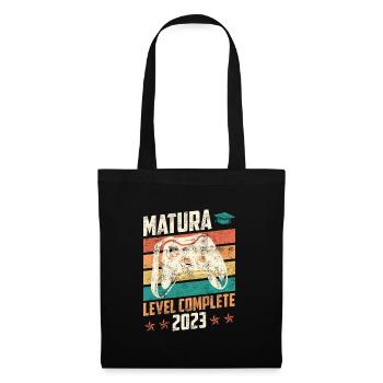 Matura Level complete Maturanten Gamer - Stoffbeutel - Schwarz - Vorne