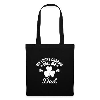 My lucky charms call me Dad - Tote Bag - black - Front