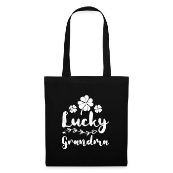 Lucky Grandma St. Patrick's Day Ireland Grandma - Tote Bag - black - Front