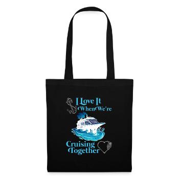 Croisière ensemble Vacances de printemps - Sac en tissu - noir - Devant