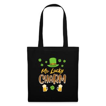 Mr Lucky Charm St. Patrick’s Day Men - Sac en tissu - noir - Devant