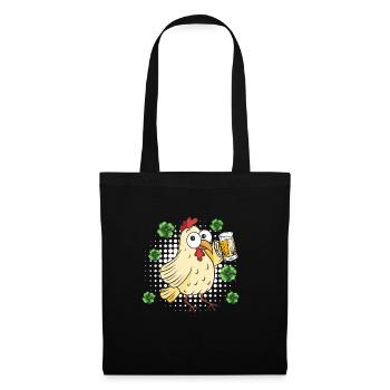 Poulet de la Saint-Patrick - Sac en tissu - noir - Devant