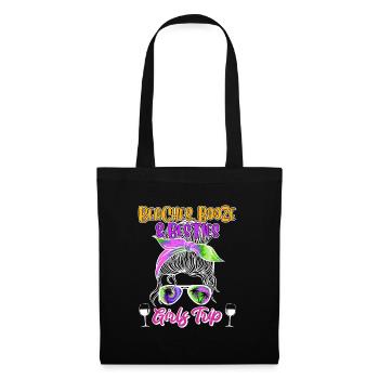 Beaches Booze Besties Girls Trip Spring Break - Stoffbeutel - Schwarz - Vorne