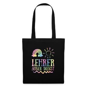 Teacher off duty teacher School holiday teacher - Tote Bag - black - Front