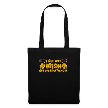 Fête de la Saint-Patrick, un ami irlandais - Sac en tissu - noir - Devant