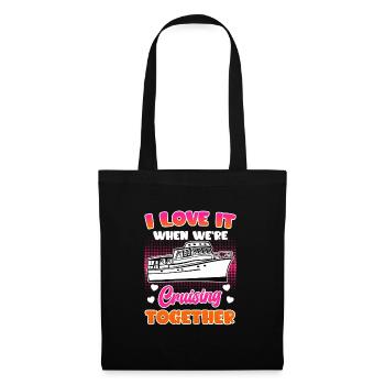 Croisière ensemble Croisière vacances de printemps - Sac en tissu - noir - Devant