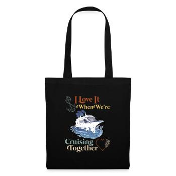 Croisière ensemble Vacances de printemps - Sac en tissu - noir - Devant