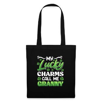 My Lucky Charms Call me Granny Oma - Stoffbeutel - Schwarz - Vorne