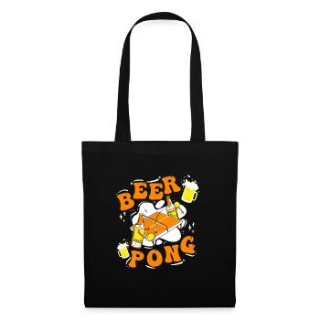 Beer Pong Table Party Game Drinking Game Beer Pong - Sac en tissu - noir - Devant