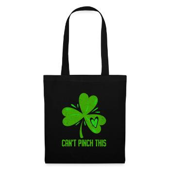 Can't Pinch this Clover St. Patrick's Day - Tote Bag - black - Front