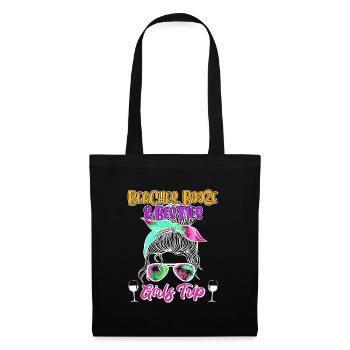 Beaches Booze Besties Girls Trip Spring Break - Stoffbeutel - Schwarz - Vorne