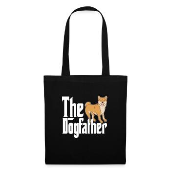 Shiba Inu Chien Papa Chien Père Chiens Papa Père Rott - Sac en tissu - noir - Devant