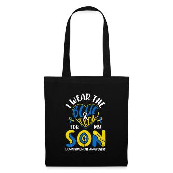 Sensibilisation au syndrome de Down Mère et père - Sac en tissu - noir - Devant