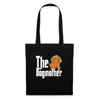 Magyar Vizsla Puppy Dog Mom Dogmother Dogs MommyMa - Sac en tissu - noir - Devant