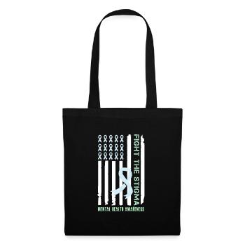 Mental Health Fight the Stigma Mental - Tote Bag - black - Front