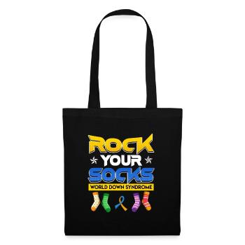 Down Syndrome Awareness Trisomy 21 - Tote Bag - black - Front