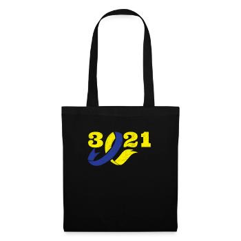 Boucle de sensibilisation au syndrome de Down extra - Sac en tissu - noir - Devant
