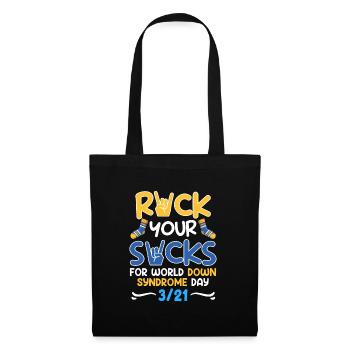 Down Syndrome Awareness Trisomy 21 - Tote Bag - black - Front