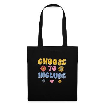 Handicap d’acceptation L’inclusion est une décision - Sac en tissu - noir - Devant
