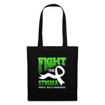 Mental Health Fight the Stigma - Tote Bag - black - Front