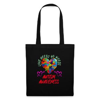 Égalité autistique Diversité autistique et - Sac en tissu - noir - Devant