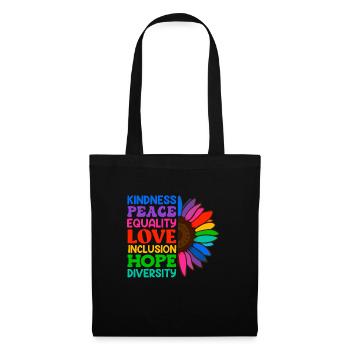 Inclusion Acceptance Kindness Solidarity - Tote Bag - black - Front