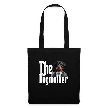 Rottweiler Chien Maman Chienne Chiens Maman Rottie - Sac en tissu - noir - Devant