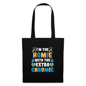 Down syndrome extra chromosome trisomy 21 - Tote Bag - black - Front