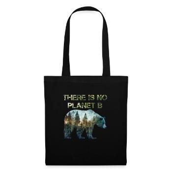 There is no Planet B Earth Day Mission Erde - Tote Bag - black - Front