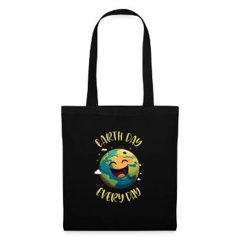 Earth Day April 22 Earth Mission Environmental Protection - Tote Bag - black - Front