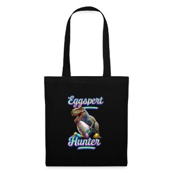 Eggspert Easter Eggs Hunter Easter Dinosaur Egg - Sac en tissu - noir - Devant