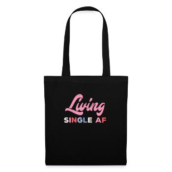 Living Single AF Single Men - Tote Bag - black - Front