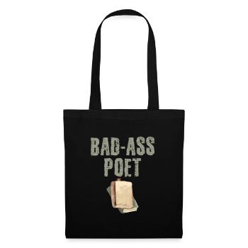 Bad-ass Poets Poésie et poèmes Poète - Sac en tissu - noir - Devant