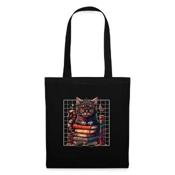 Cat lover and bookworm Book lover and - Tote Bag - black - Front