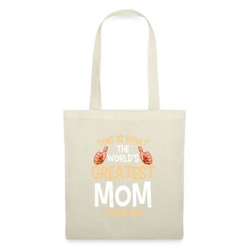Worlds greatest Mom Mother's Day Best Mama Queen - Tote Bag - nature - Front