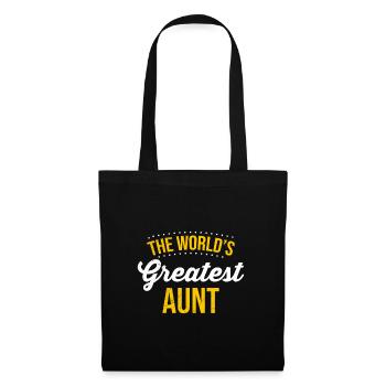 World greatest Auntie Mother's Day Best Aunt - Tote Bag - black - Front